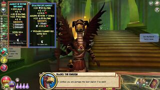 Wizard101: AMULET OF DIVINE INFLUENCE DROP! (Stream Highlight)