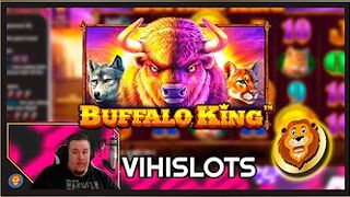 BUFFALO KING ★ WELL, THIS IS A NICE BONUS ★ VIHISLOTS TWITCH STREAM