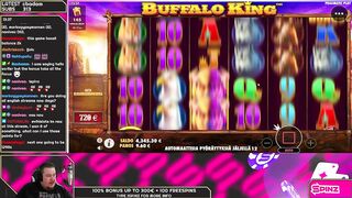 BUFFALO KING ★ WELL, THIS IS A NICE BONUS ★ VIHISLOTS TWITCH STREAM